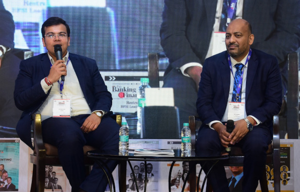 On stage at the NBFC100 Tech Summit