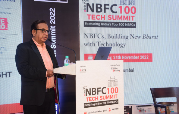 Exhibition floor at the NBFC100 Tech Summit